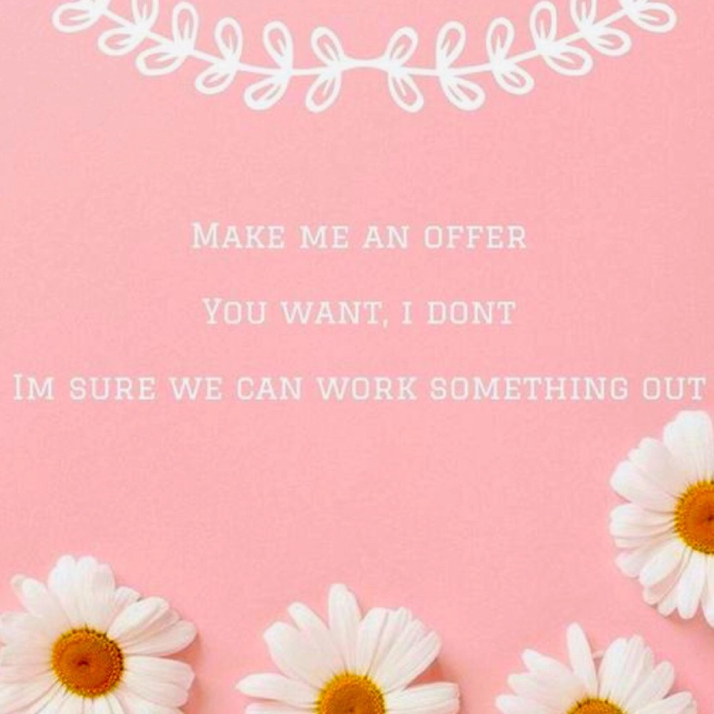 MAKE ME AN OFFER